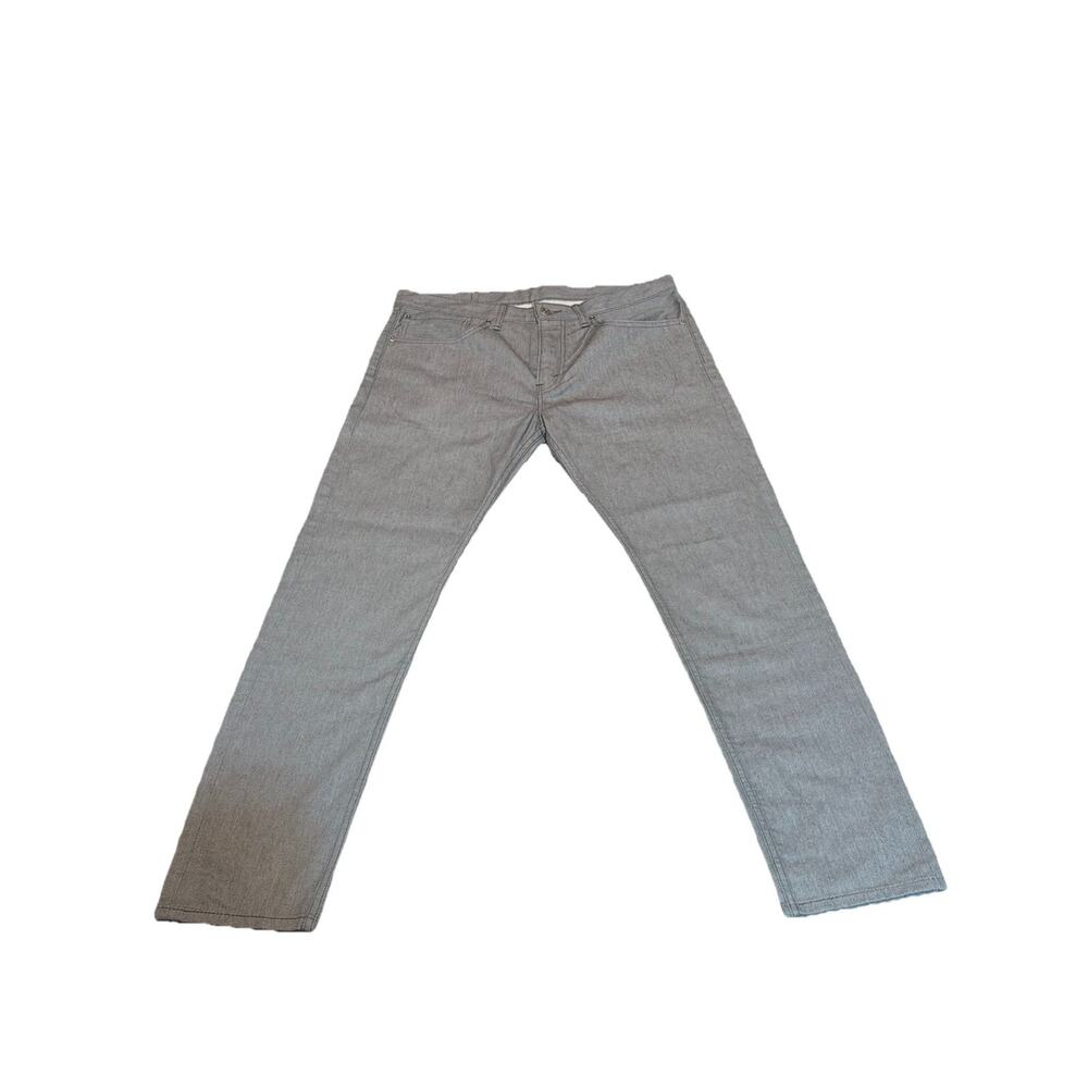 Levi's Mens 508 Gray Straight Denim Jeans Cotton 34x34(actually 36x32) 5-Pocket